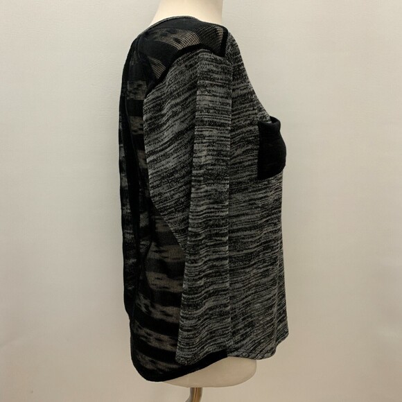 Lily White Women’s Top Small Black Sheer Back - Picture 6 of 10